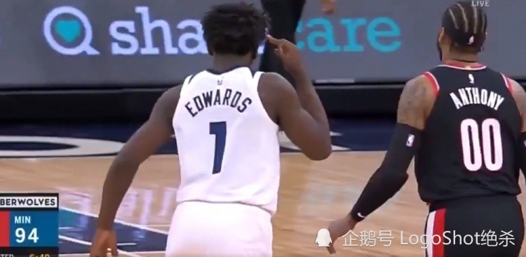  爱德华兹生涯新高54分，森林狼加时胜马刺  